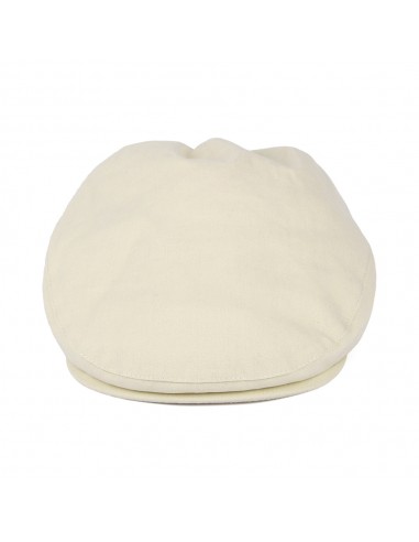 Casquette Plate en Coton et Lin Balmoral babeurre CHRISTYS Véritable concentré