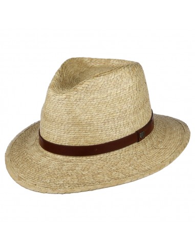 Chapeau Fedora en Paille Messer naturel BRIXTON Livraison rapide