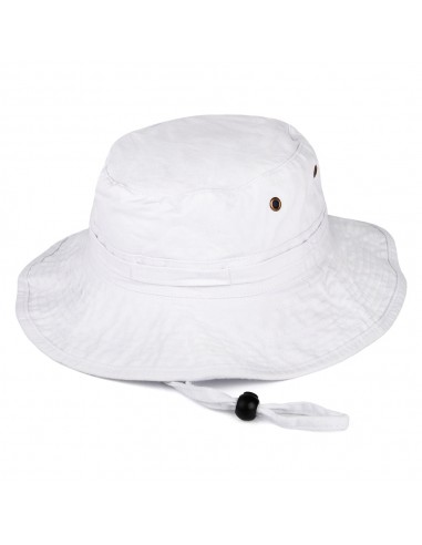 Chapeau Bob Boonie en Coton Pliable blanc JAXON & JAMES - VENTE EN GROS offre 