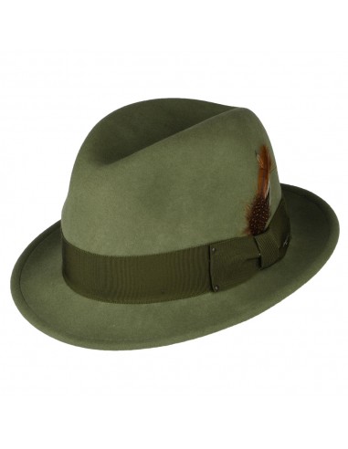 Chapeau Trilby Déformable Tino olive BAILEY destockage