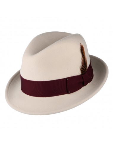 Chapeau Trilby Déformable Tino beige BAILEY pas chere