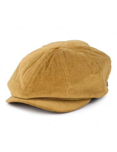 Casquette Gavroche en Velours Côtelé Brood sable du désert BRIXTON soldes