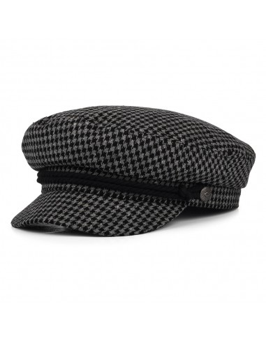 Casquette de Marin Pied-de-Poule gris-noir BRIXTON Profitez des Offres !