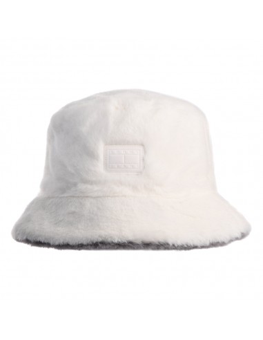 Chapeau Bob en Fausse Fourrure Réversible TJW Fuzzy ecru TOMMY HILFIGER d'Europe débarque