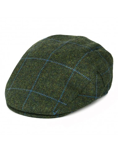 Casquette Plate Imperméable à Carreaux vert-bleu FAILSWORTH l'achat 