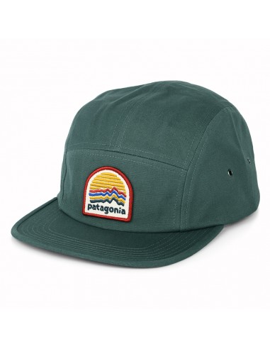 Casquette 5 Panel en Coton Bio Ridge Rise Moonlight Graphic Maclure forêt clair PATAGONIA Vous souhaitez 