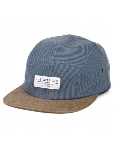 Casquette 5 Panel Cord Combo bleu-beige sable THE QUIET LIFE Les magasins à Paris