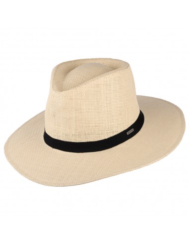 Chapeau Fedora en Paille Toyo Pliable Carolina naturel BRIXTON store