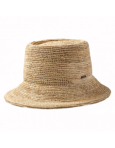 Chapeau Bob en Raphia Crocheté Pliable Ellee beige sable BRIXTON Les magasins à Paris et en Île-de-France