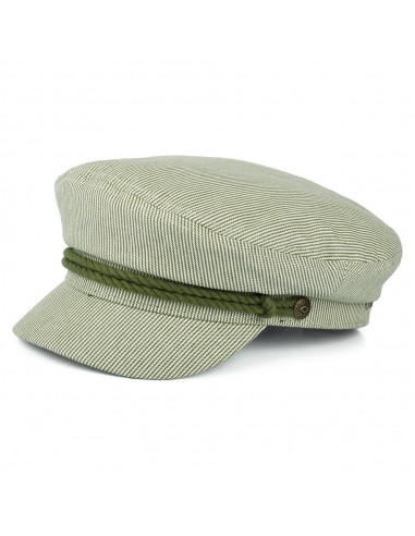 Casquette de Marin à Rayures olive-crème BRIXTON plus qu'un jeu 