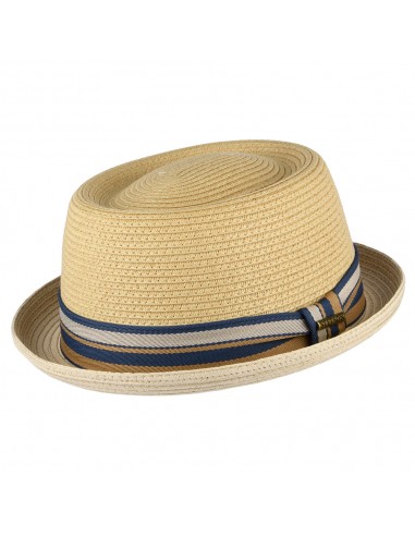 Chapeau Pork Pie en Paille Toyo naturel STETSON les ctes