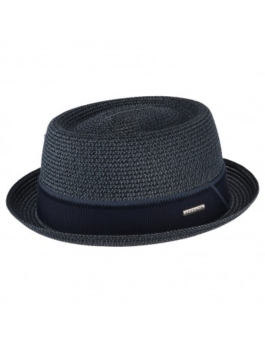 Chapeau Pork Pie en Paille Toyo bleu STETSON 2 - 3 jours ouvrés.