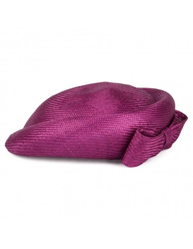 Chapeau Calot en Paille Alexia magenta WHITELEY en ligne