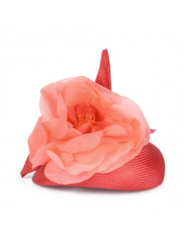 Chapeau Calot en Paille Fleur pêche WHITELEY À commander