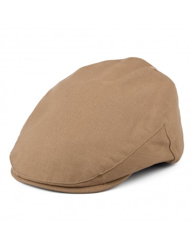 Casquette Plate en Coton et Lin Balmoral camel CHRISTYS sur le site 