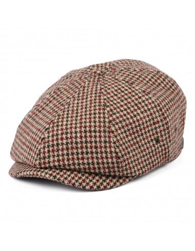 Casquette Gavroche Légère Pied-de-Poule Brood canneberge-camel BRIXTON s'inspire de l'anatomie humaine