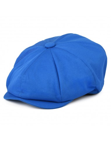 Casquette Gavroche à 8 Pans en Coton bleu CHRISTYS basket pas cher