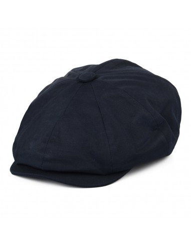 Casquette Gavroche à 8 Pans en Coton bleu marine CHRISTYS solde