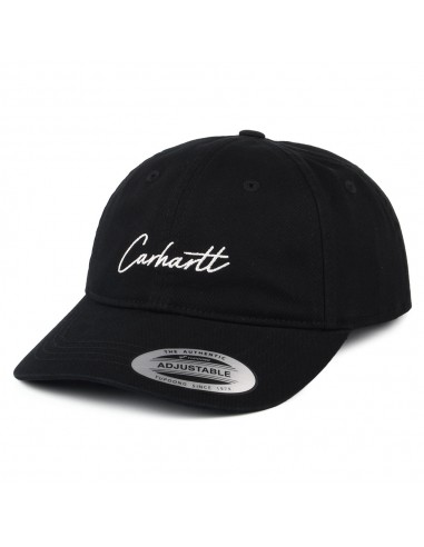 Casquette en Coton Sergé Delray noir-blanc CARHARTT WIP offre 