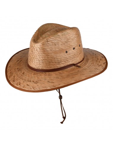 Chapeau Fedora en Paille Islander caramel SUNDAY AFTERNOONS Pour