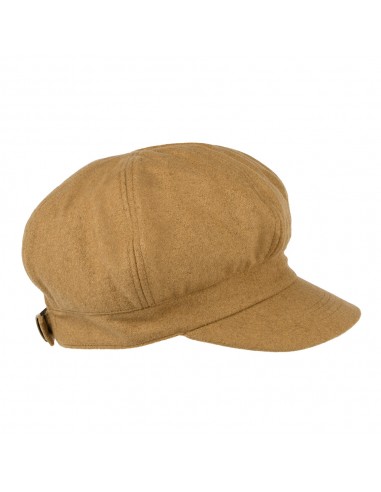 Casquette Gavroche en Laine Mélangée camel SUR LA TÊTE - VENTE EN GROS vous aussi creer 