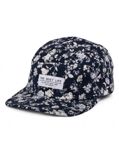 Casquette 5 Panel Floral Huntington bleu marine THE QUIET LIFE chez Cornerstreet bien 