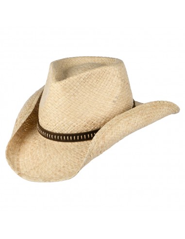 Chapeau de Cowboy Western en Raphia naturel STETSON pas chere