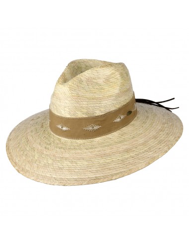 Chapeau Fedora Safari en Paille de Palmier Bianca naturel SCALA prix pour 