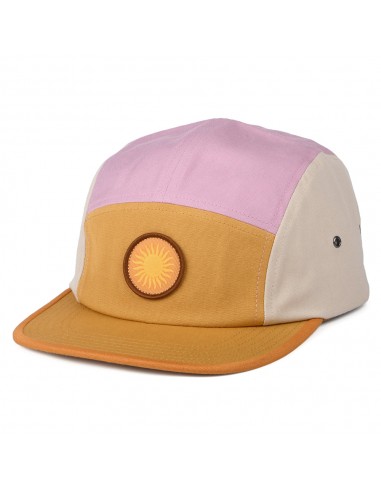 Casquette 5 Panel en Coton Bio Spirited Sun Graphic Maclure moutarde-mauve-beige sable PATAGONIA votre