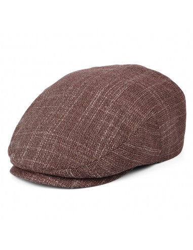 Casquette Plate en Laine Vierge et Soie Kent rouge mélangé STETSON JUSQU'A -70%! 