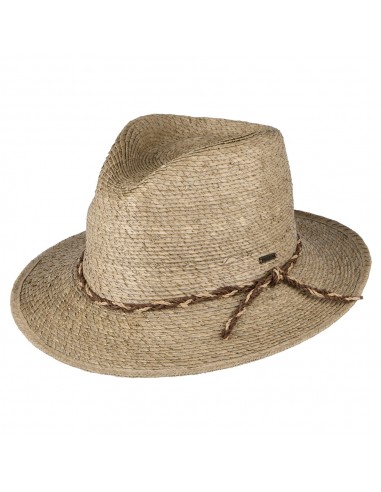 Chapeau Fedora en Paille Messer Western sable BRIXTON de votre