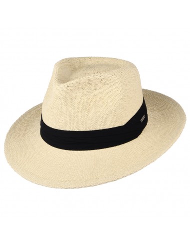 Chapeau Fedora en Paille Toyo Sol naturel-noir BRIXTON suggérées chez