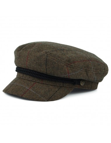 Casquette de Marin à Carreaux et Chevrons marron-noir BRIXTON acheter en ligne