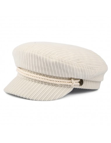 Casquette de Marin en Velours Grosses Mailles blanc cassé BRIXTON Par le système avancé 