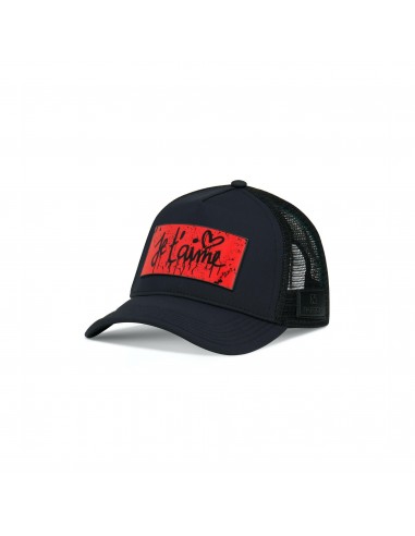 PARTCH Je t'aime Trucker Hat Black Removable Clip l'achat 